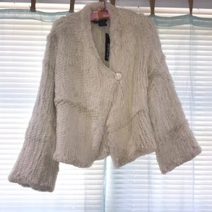 Rabbit fur jacket
